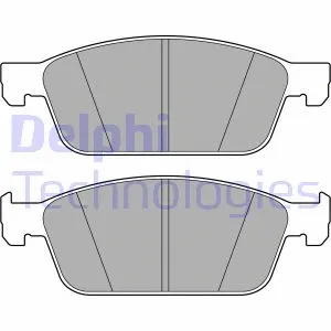 LP3672 DELPHI Комплект тормозных колодок, дисковый тормоз (фото 1)