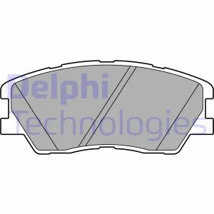LP3673 DELPHI Комплект тормозных колодок, дисковый тормоз (фото 1)