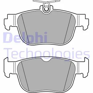 LP3674 DELPHI Комплект тормозных колодок, дисковый тормоз (фото 1)