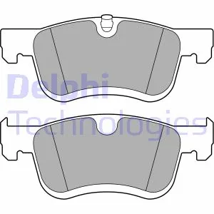 LP3675 DELPHI Комплект тормозных колодок, дисковый тормоз (фото 1)