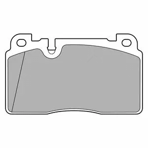 LP3677 DELPHI Комплект тормозных колодок, дисковый тормоз (фото 1)