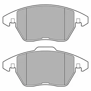 LP3684 DELPHI Комплект тормозных колодок, дисковый тормоз (фото 1)