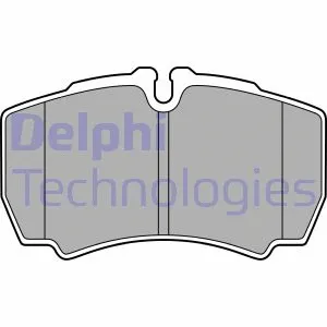 LP3686 DELPHI Комплект тормозных колодок, дисковый тормоз (фото 1)