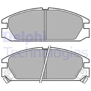 LP525 DELPHI Комплект тормозных колодок, дисковый тормоз (фото 1)