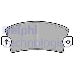 LP56 DELPHI Комплект тормозных колодок, дисковый тормоз (фото 1)