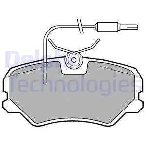 LP564 DELPHI Комплект тормозных колодок, дисковый тормоз (фото 1)