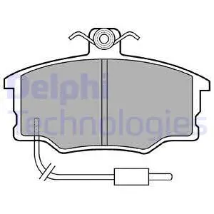 LP569 DELPHI Комплект тормозных колодок, дисковый тормоз (фото 1)