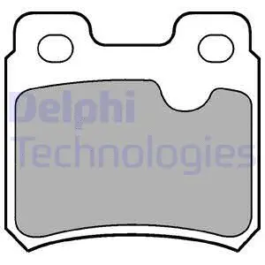 LP586 DELPHI Комплект тормозных колодок, дисковый тормоз (фото 1)