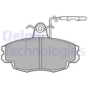 LP695 DELPHI Комплект тормозных колодок, дисковый тормоз (фото 1)