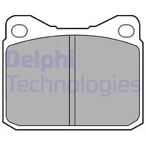 LP84 DELPHI Комплект тормозных колодок, дисковый тормоз (фото 1)