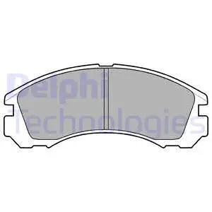 LP871 DELPHI Комплект тормозных колодок, дисковый тормоз (фото 1)