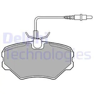 LP917 DELPHI Комплект тормозных колодок, дисковый тормоз (фото 1)