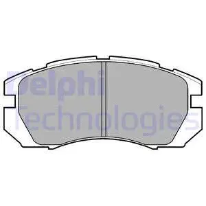 LP930 DELPHI Комплект тормозных колодок, дисковый тормоз (фото 1)