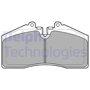 LP957 DELPHI Комплект тормозных колодок, дисковый тормоз (фото 1)