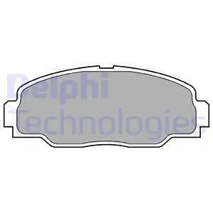 LP988 DELPHI Комплект тормозных колодок, дисковый тормоз (фото 1)