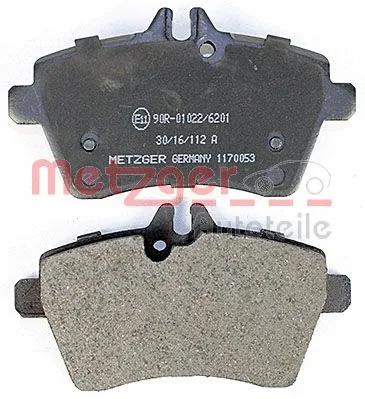 1170053 METZGER Комплект тормозных колодок, дисковый тормоз (фото 2)