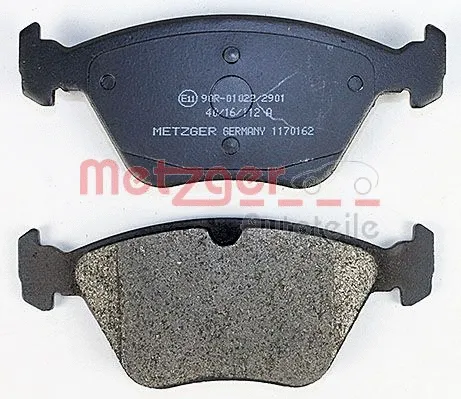 1170162 METZGER Комплект тормозных колодок, дисковый тормоз (фото 3)