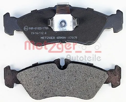1170179 METZGER Комплект тормозных колодок, дисковый тормоз (фото 2)