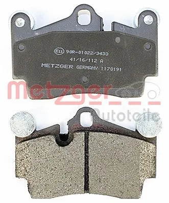 1170191 METZGER Комплект тормозных колодок, дисковый тормоз (фото 2)