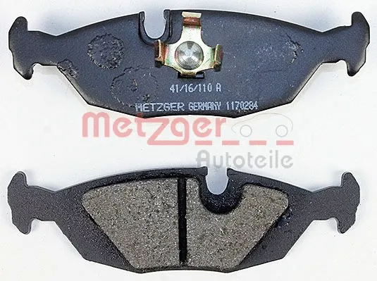 1170284 METZGER Комплект тормозных колодок, дисковый тормоз (фото 2)