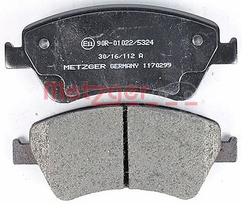 1170299 METZGER Комплект тормозных колодок, дисковый тормоз (фото 3)