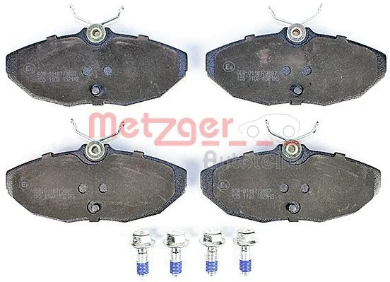 1170341 METZGER Комплект тормозных колодок, дисковый тормоз (фото 1)