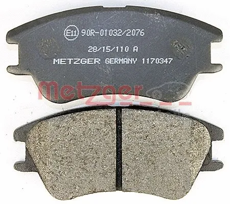 1170347 METZGER Комплект тормозных колодок, дисковый тормоз (фото 3)