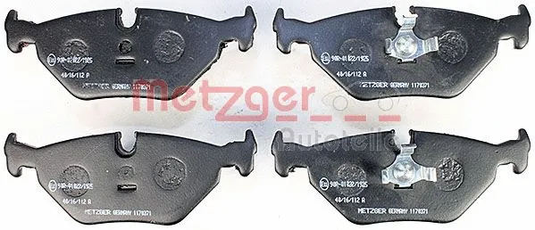 1170371 METZGER Комплект тормозных колодок, дисковый тормоз (фото 1)
