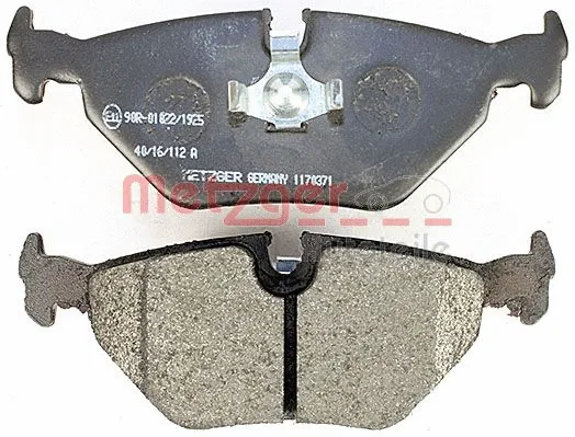 1170371 METZGER Комплект тормозных колодок, дисковый тормоз (фото 2)