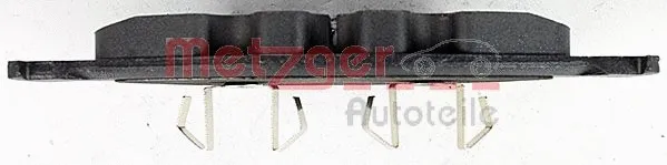 1170380 METZGER Комплект тормозных колодок, дисковый тормоз (фото 4)