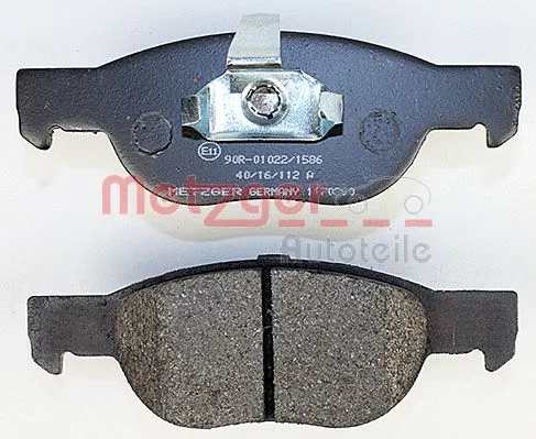 1170390 METZGER Комплект тормозных колодок, дисковый тормоз (фото 2)