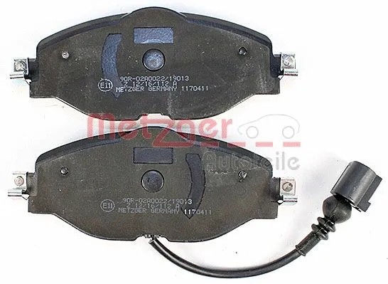 1170411 METZGER Комплект тормозных колодок, дисковый тормоз (фото 2)