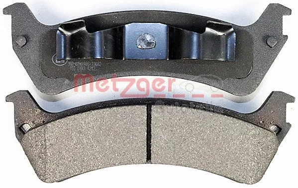 1170434 METZGER Комплект тормозных колодок, дисковый тормоз (фото 3)