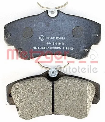 1170459 METZGER Комплект тормозных колодок, дисковый тормоз (фото 3)
