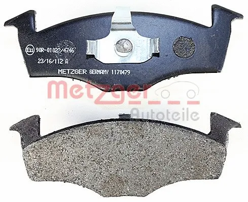 1170479 METZGER Комплект тормозных колодок, дисковый тормоз (фото 2)