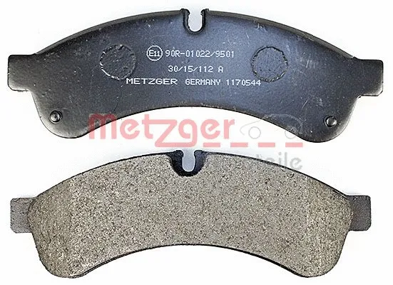 1170544 METZGER Комплект тормозных колодок, дисковый тормоз (фото 2)