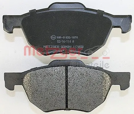 1170558 METZGER Комплект тормозных колодок, дисковый тормоз (фото 3)