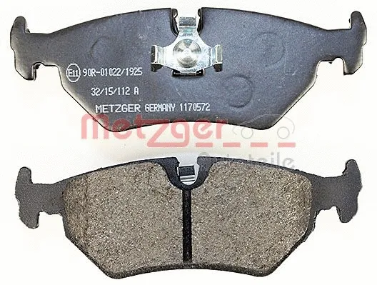 1170572 METZGER Комплект тормозных колодок, дисковый тормоз (фото 2)