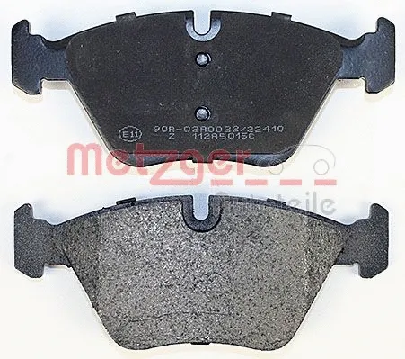 1170684 METZGER Комплект тормозных колодок, дисковый тормоз (фото 3)