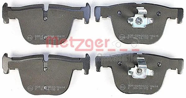 1170816 METZGER Комплект тормозных колодок, дисковый тормоз (фото 1)