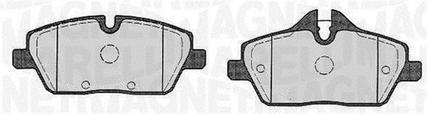 363916060147 MAGNETI MARELLI Комплект тормозных колодок, дисковый тормоз (фото 1)
