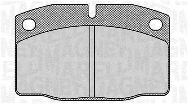363916060354 MAGNETI MARELLI Комплект тормозных колодок, дисковый тормоз (фото 1)