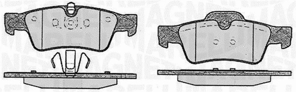 363916060640 MAGNETI MARELLI Комплект тормозных колодок, дисковый тормоз (фото 1)