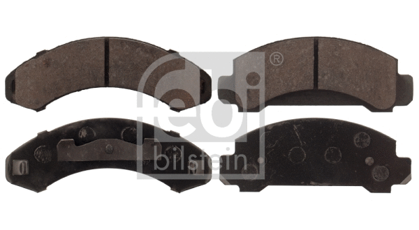 116074 FEBI Комплект тормозных колодок, дисковый тормоз (фото 1)
