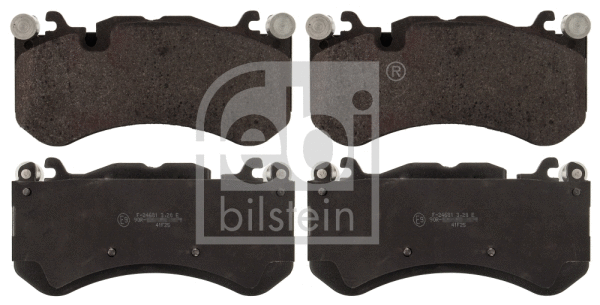 116141 FEBI Комплект тормозных колодок, дисковый тормоз (фото 1)
