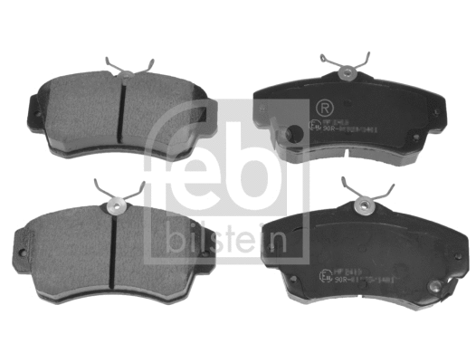 116361 FEBI Комплект тормозных колодок, дисковый тормоз (фото 1)