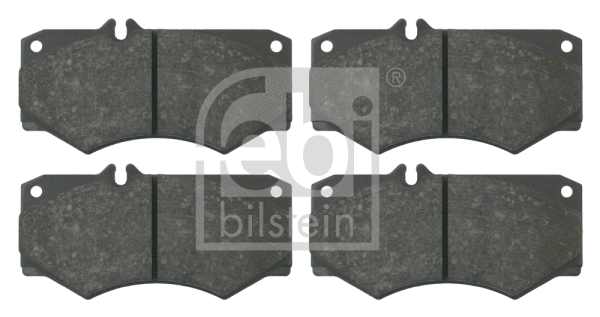 16033 FEBI Комплект тормозных колодок, дисковый тормоз (фото 1)