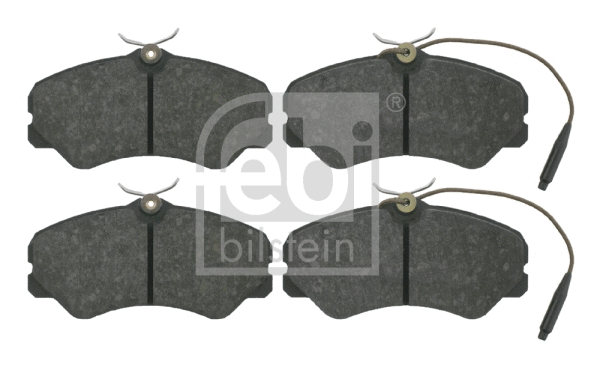 16049 FEBI Комплект тормозных колодок, дисковый тормоз (фото 1)