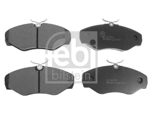 16473 FEBI Комплект тормозных колодок, дисковый тормоз (фото 1)