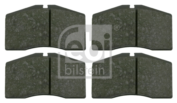 16514 FEBI Комплект тормозных колодок, дисковый тормоз (фото 1)